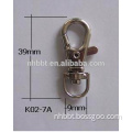 zinc plating bag hardware accessories hot sale plated silver buckle for bag decoration
